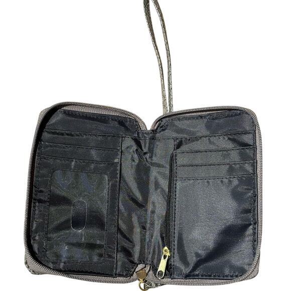 Y2K Gray Faux Snakeskin Wallet - Picture 5 of 9